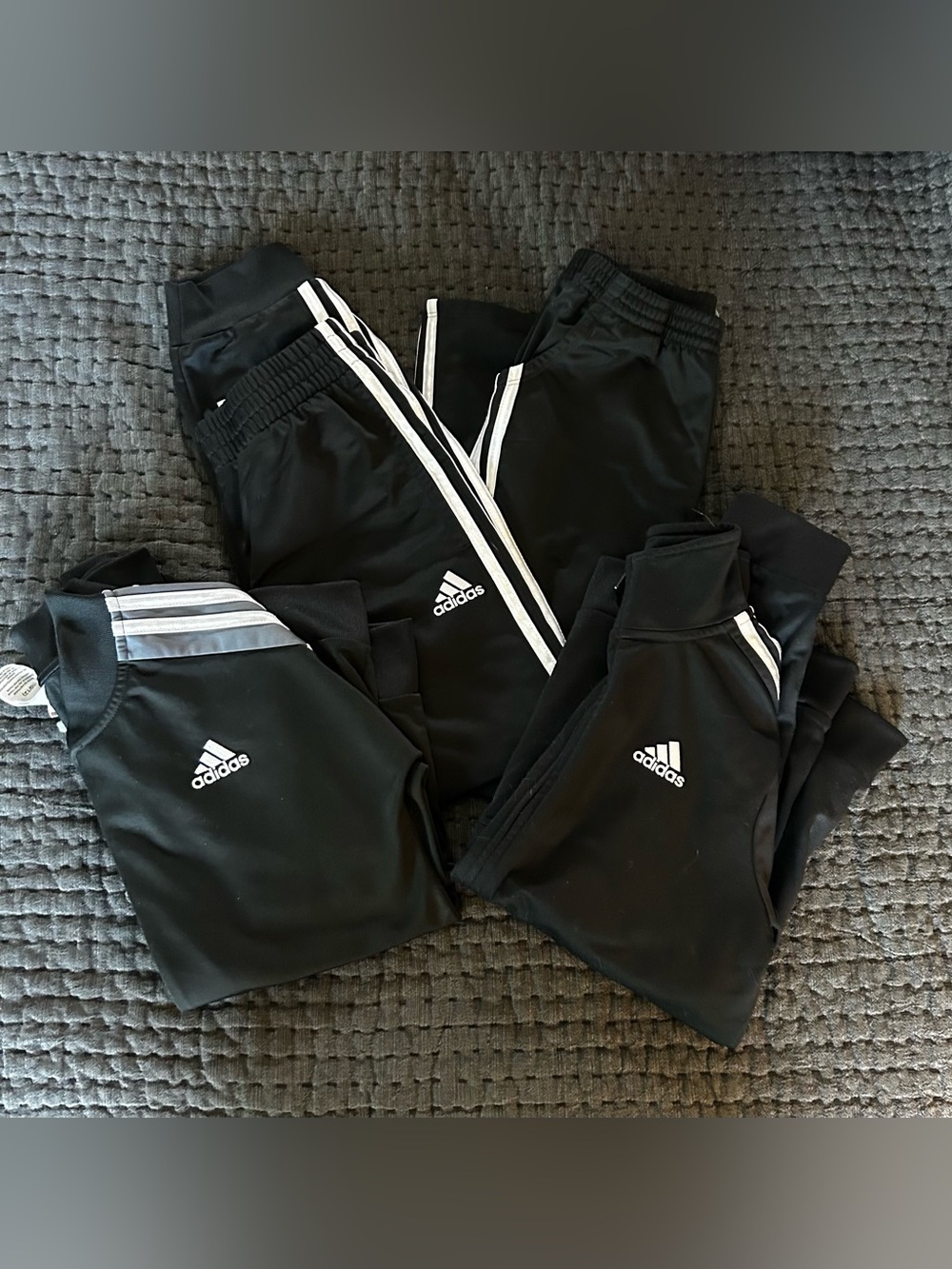 Kids- Two Adidas Pants and Hoodie sets